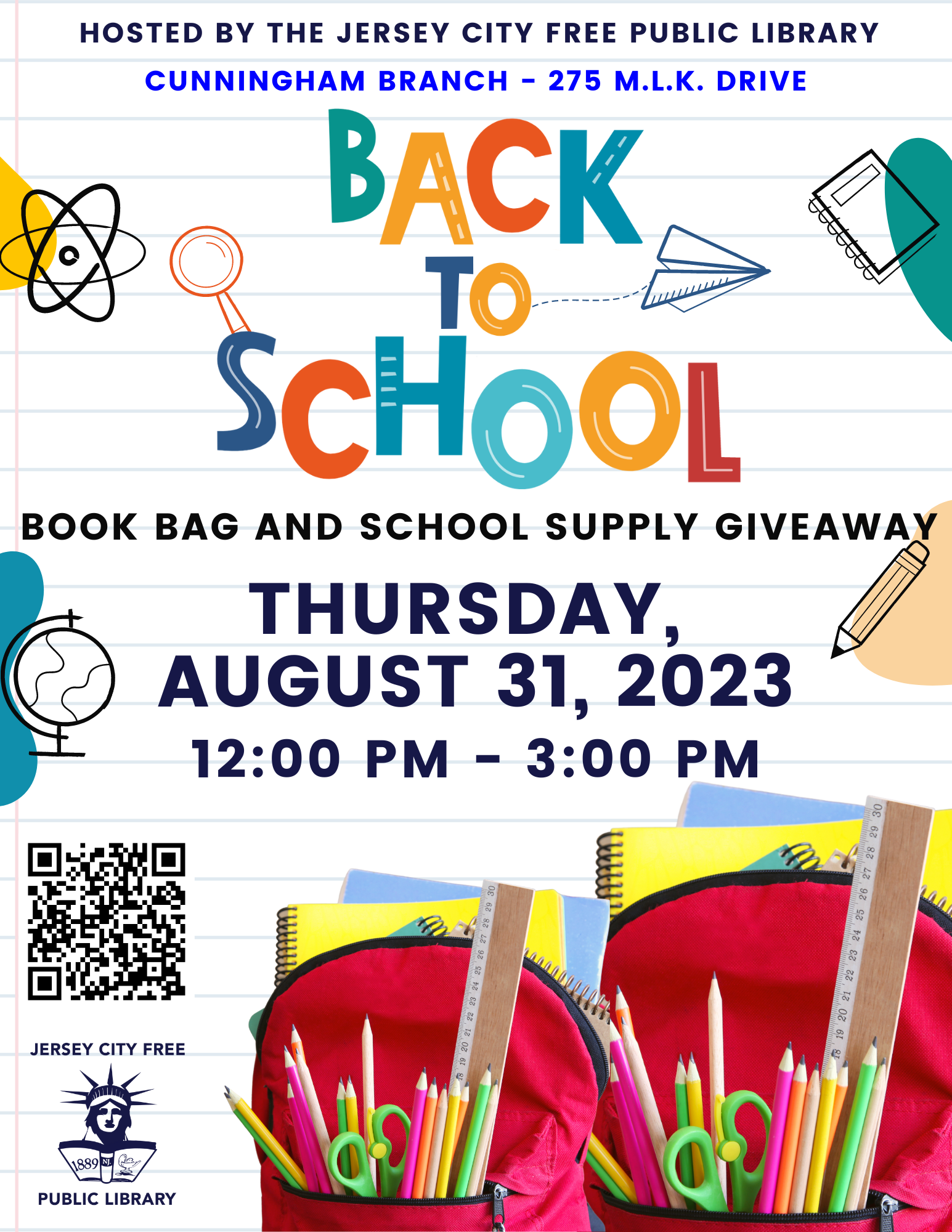 2023 Back-To-School Events + Free School Supplies Near You